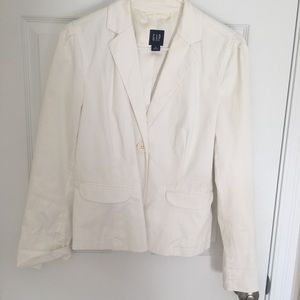 White Gap blazer size 10